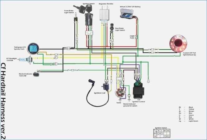 110cc atv engine parts diagram