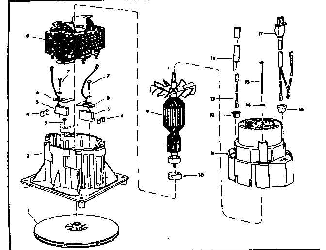 16 gallon craftsman shop vac parts diagram