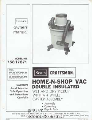 16 gallon craftsman shop vac parts diagram