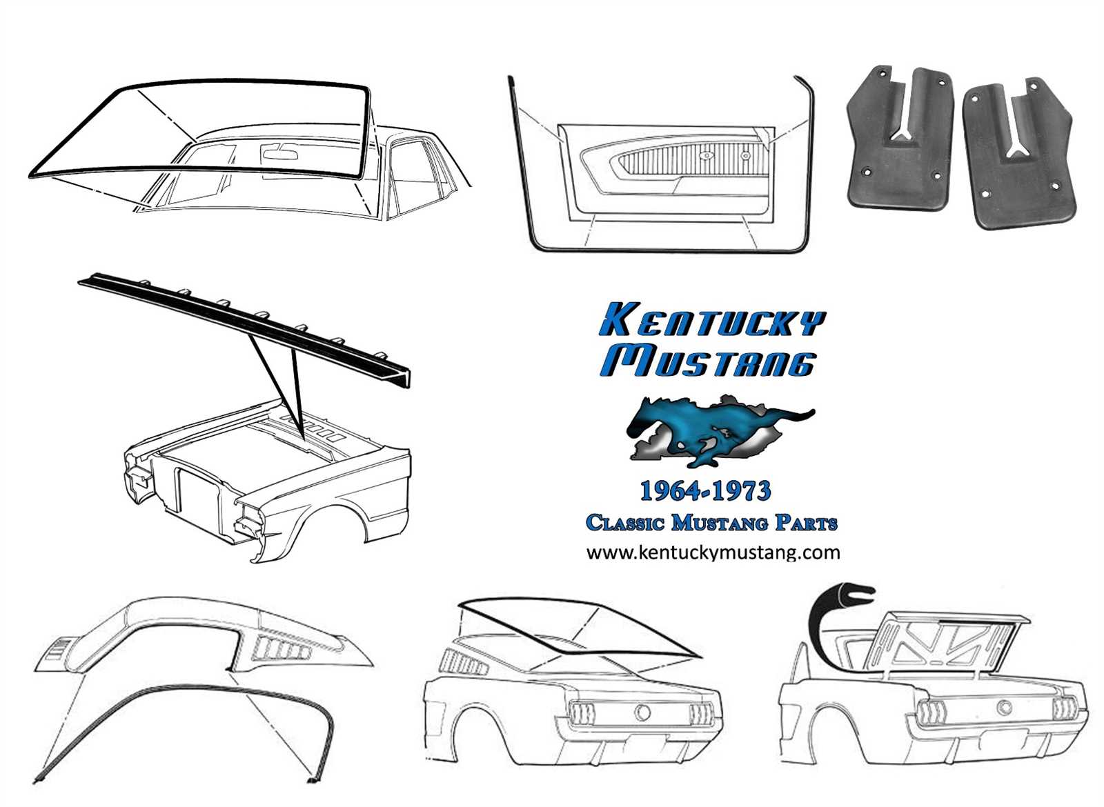 1966 mustang parts diagram