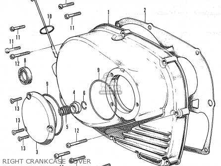 1972 honda cb350 parts diagram