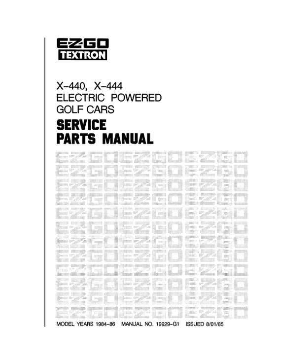 1993 ezgo marathon parts diagram