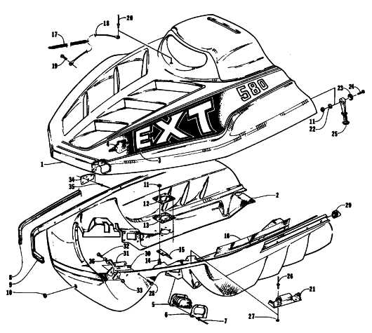 1994 ski doo parts diagram