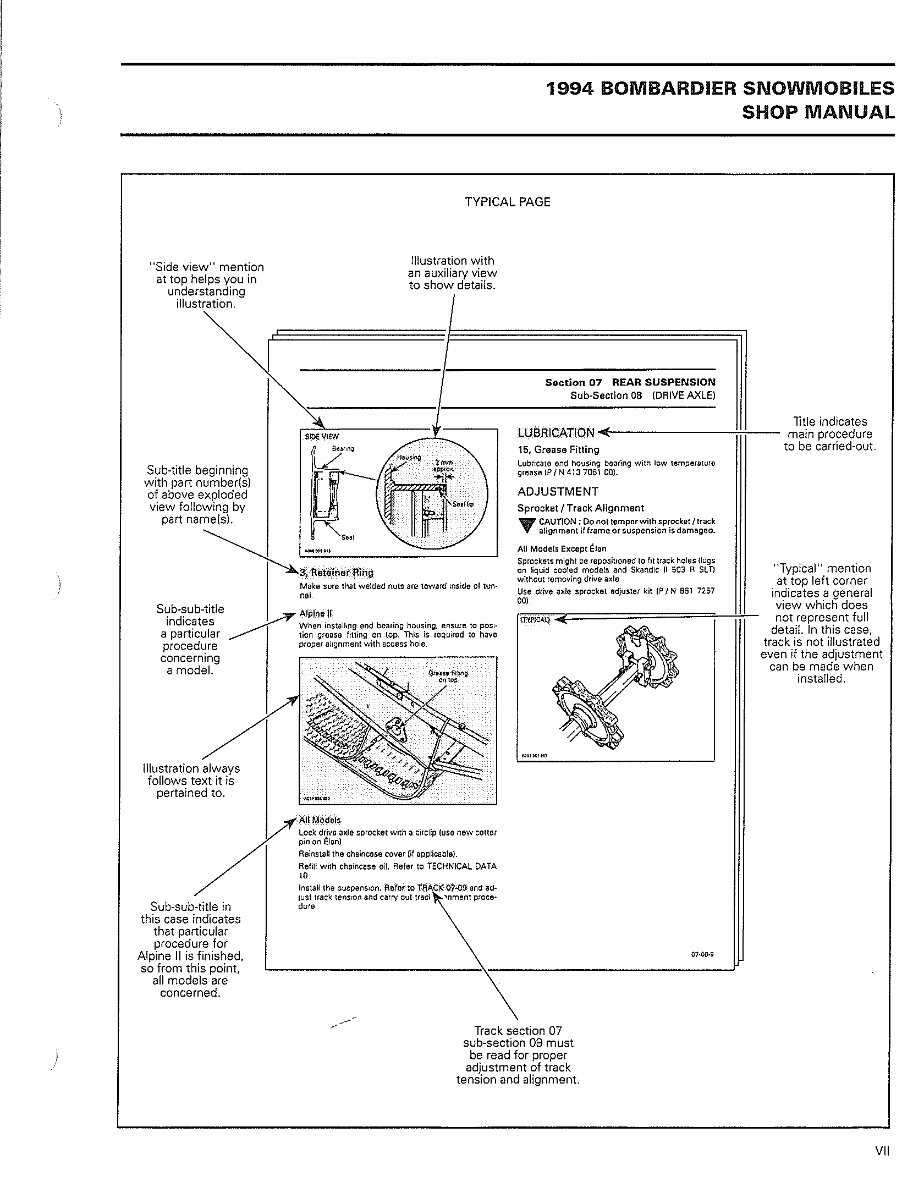 1994 ski doo parts diagram