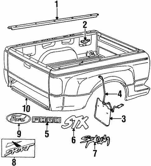 1995 ford f150 parts diagram