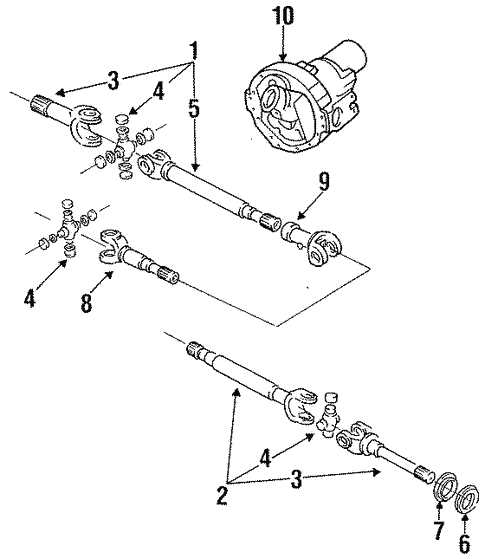 1996 ford f150 front end parts diagram