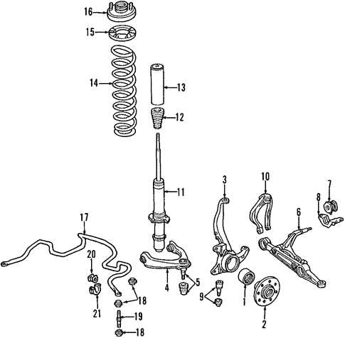 1996 honda civic parts diagram