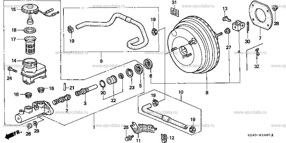 1996 honda civic parts diagram