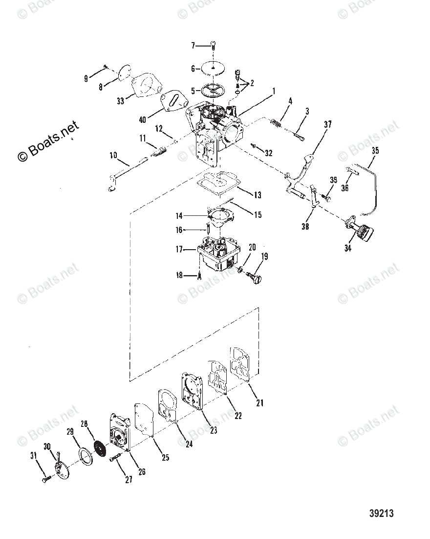 1996 mercury 25 hp outboard parts diagram