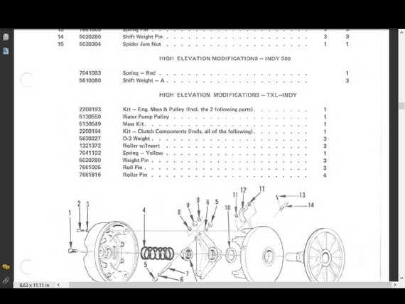 1996 polaris indy 500 parts diagram