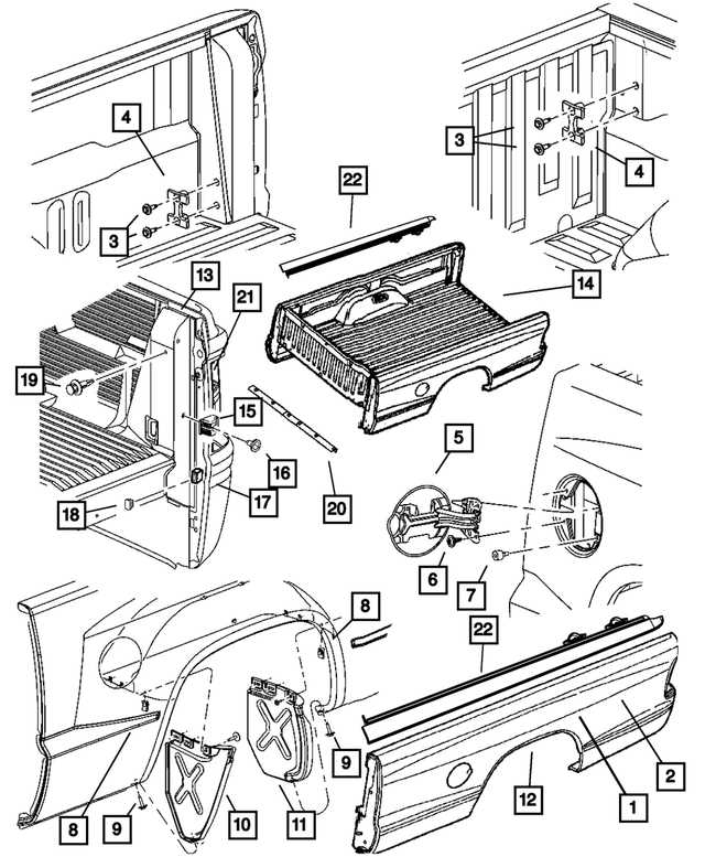 1999 dodge dakota parts diagram