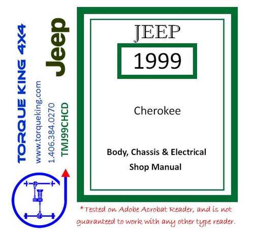 1999 jeep cherokee parts diagram