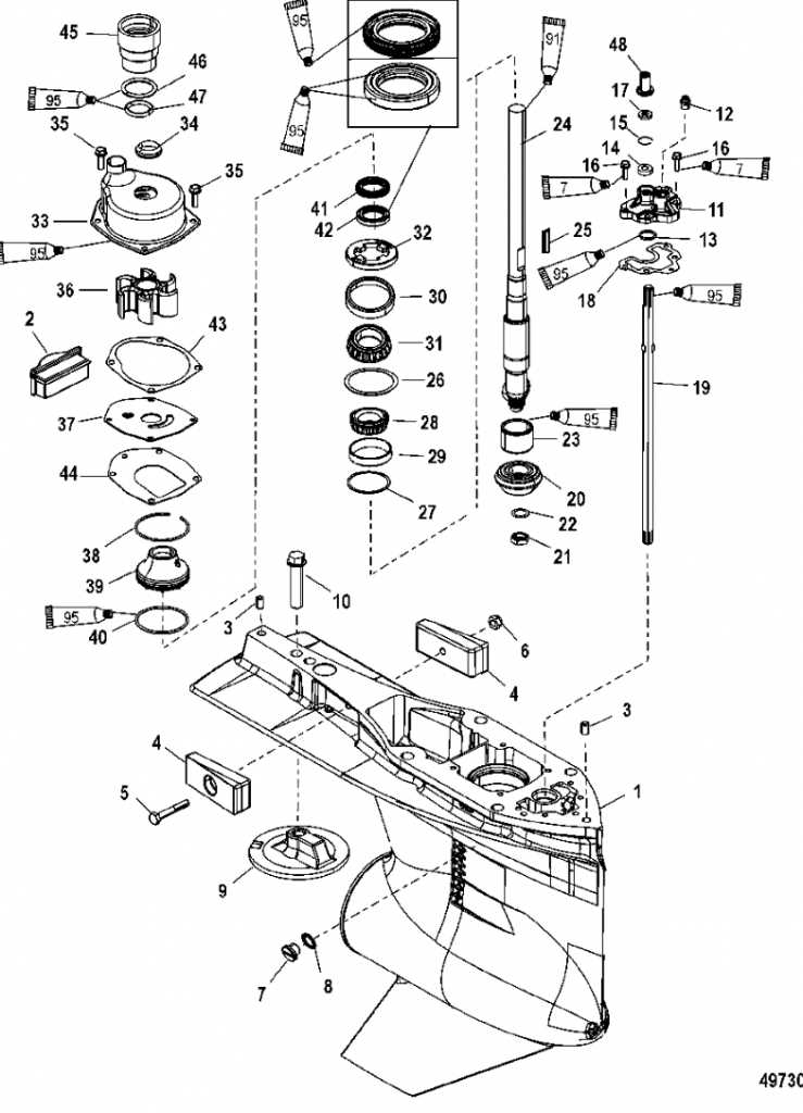 2 stroke mercury outboard motor parts diagram