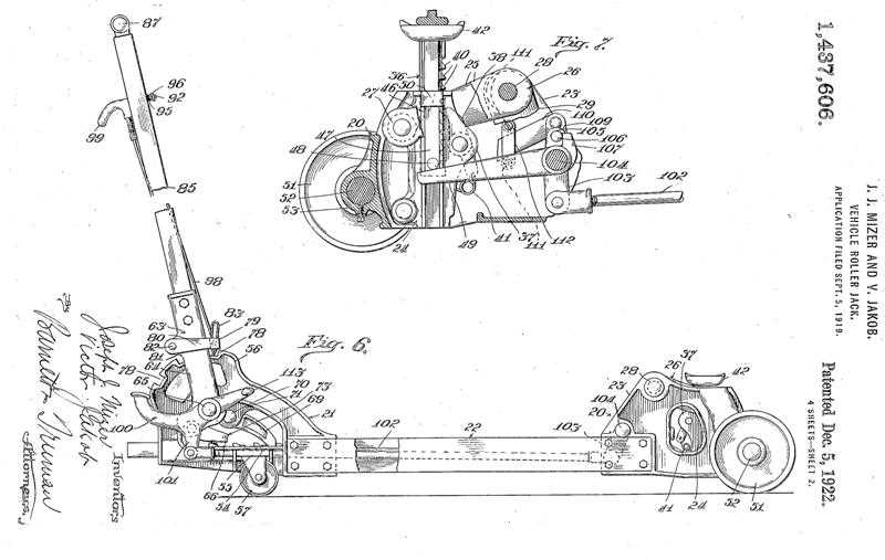 2 ton hydraulic floor jack parts diagram