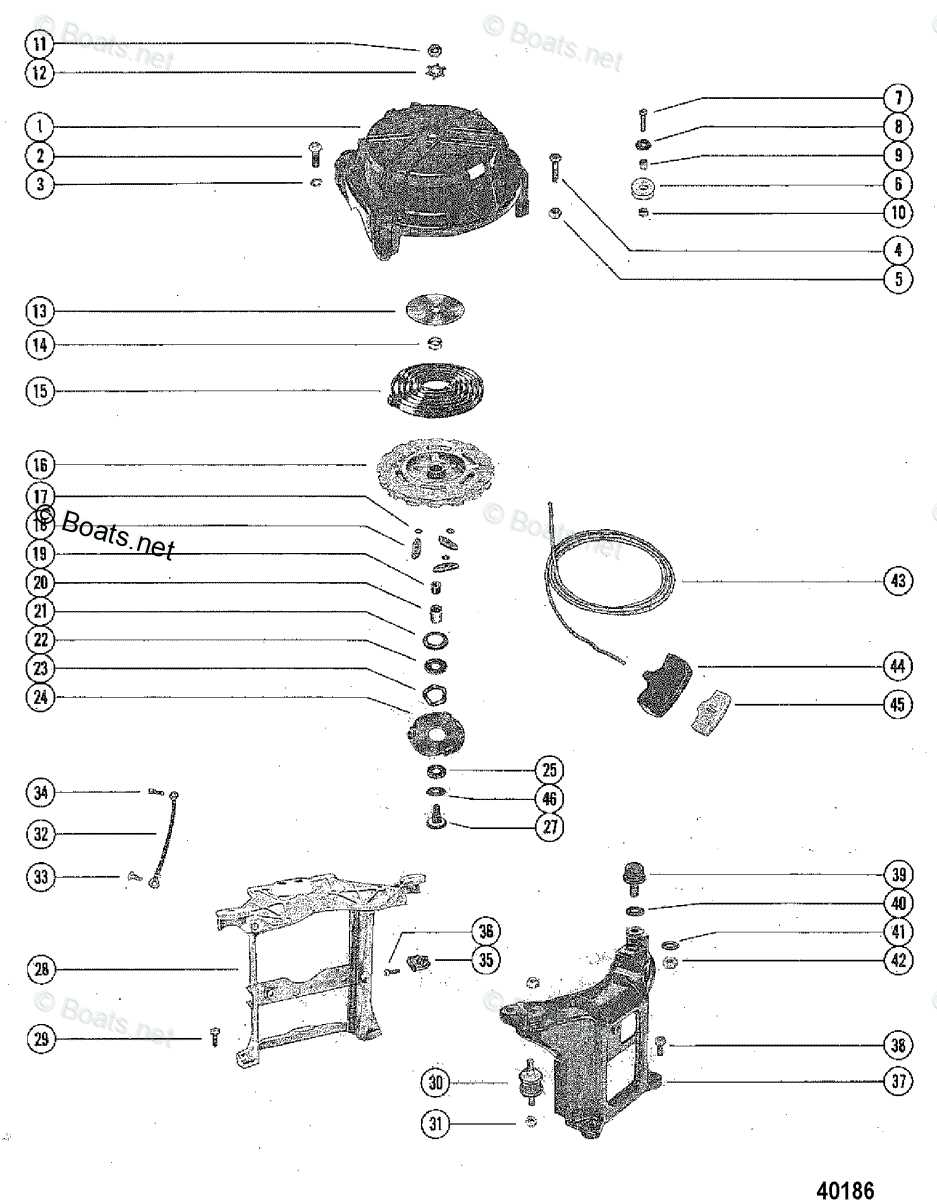 20 hp mercury outboard parts diagram