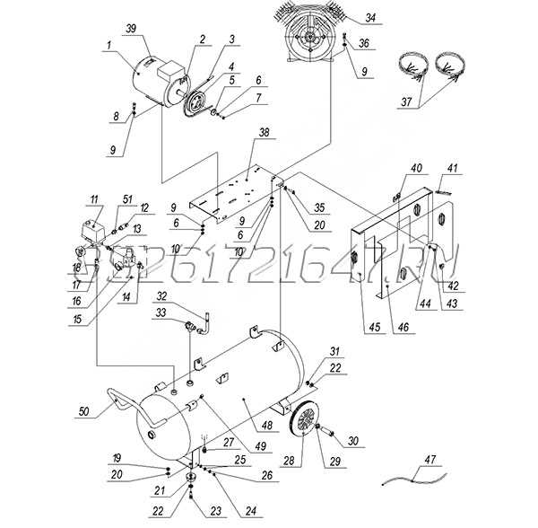 20 gallon campbell hausfeld air compressor parts diagram