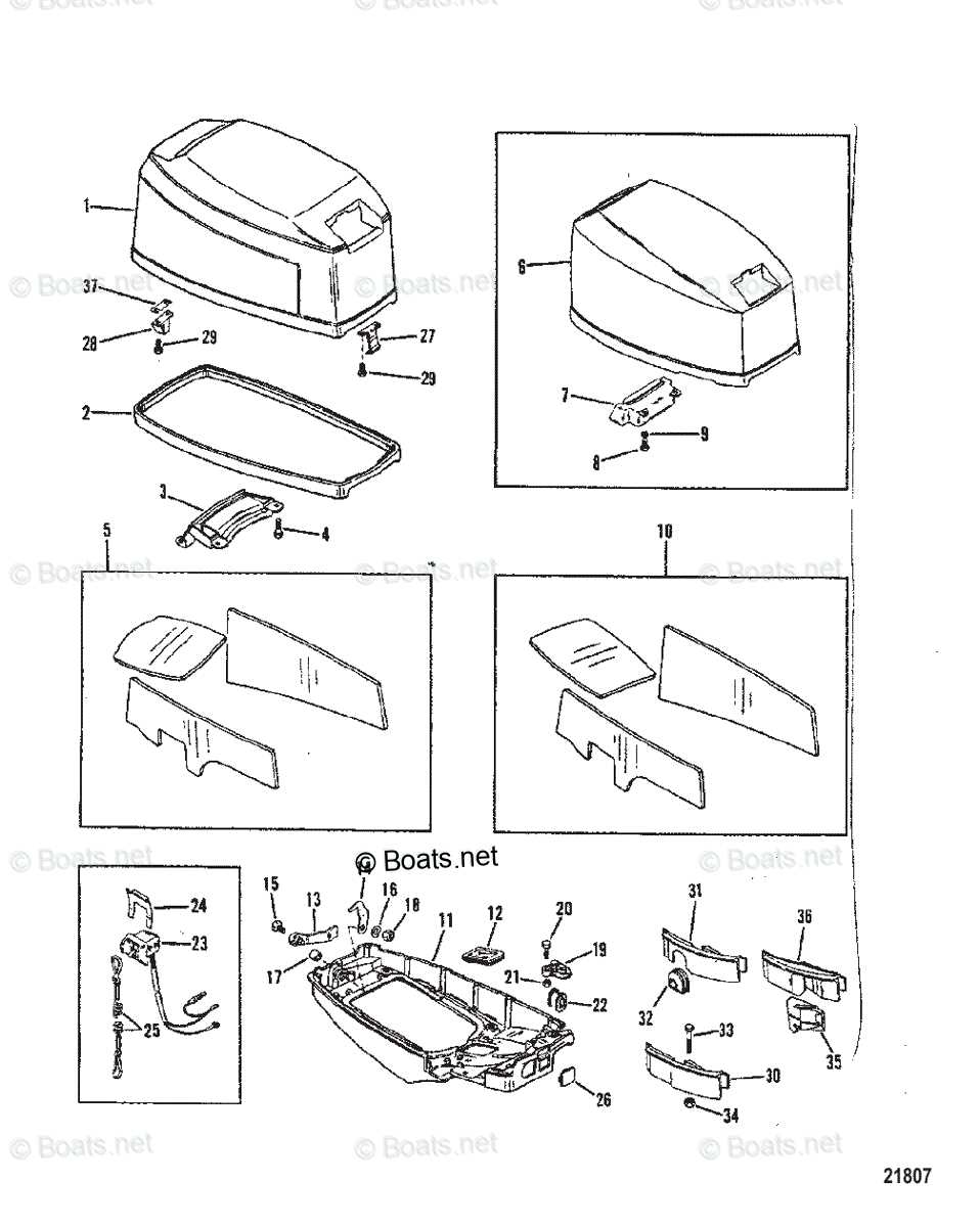 20 hp mercury outboard parts diagram