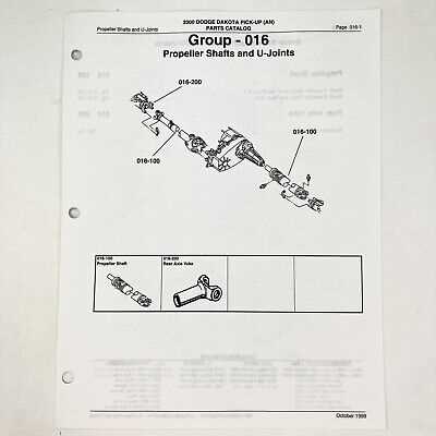 2000 dodge dakota parts diagram