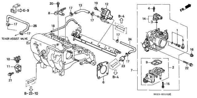 2000 honda civic parts diagram