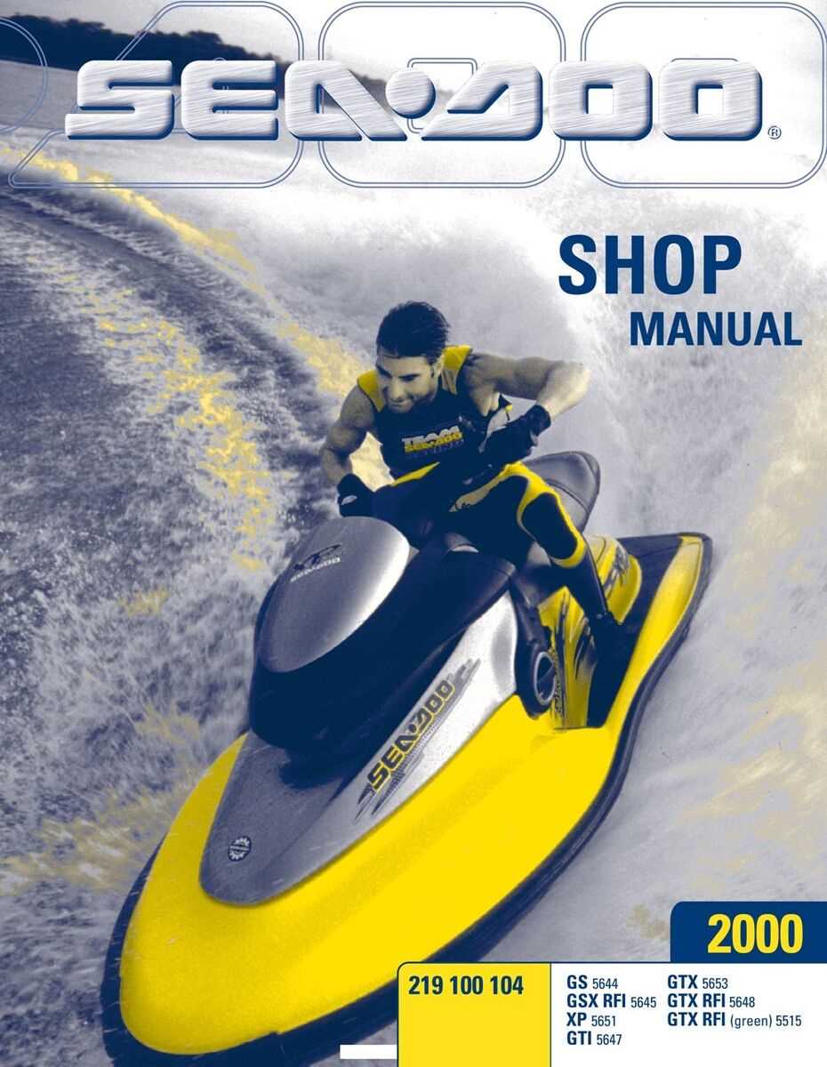 2000 seadoo gtx parts diagram