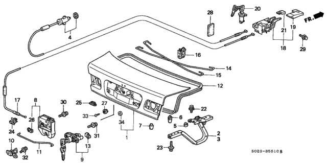 2000 honda civic parts diagram