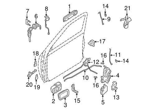 2000 nissan frontier parts diagram