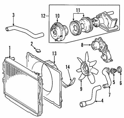 2000 toyota tundra parts diagram