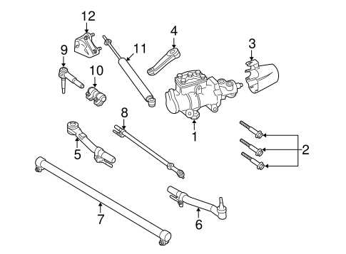 2001 ford f350 front end parts diagram