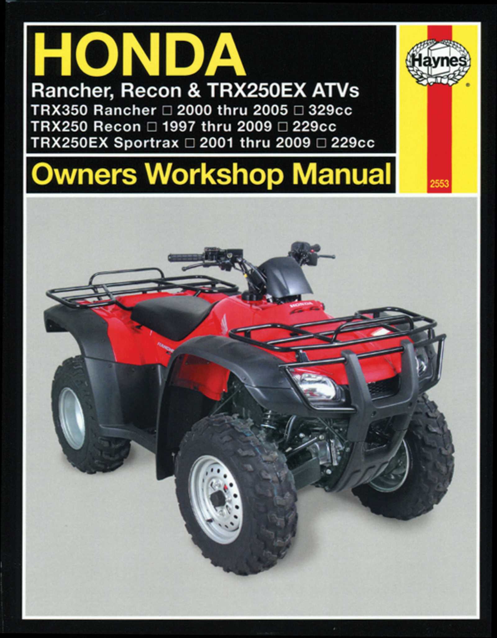 2001 honda rancher 350 parts diagram