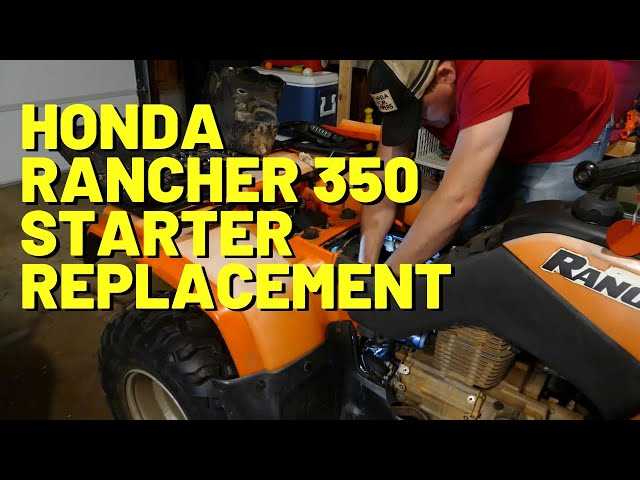 2001 honda rancher 350 parts diagram