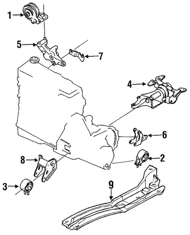 2001 mazda protege parts diagram