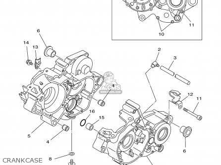 2001 yz125 parts diagram