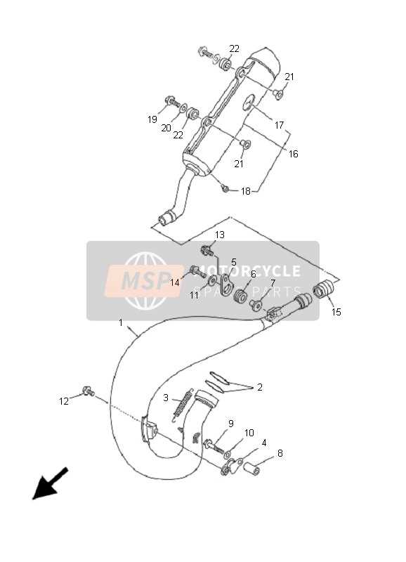 2001 yz125 parts diagram