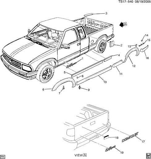 2002 chevy blazer parts diagram