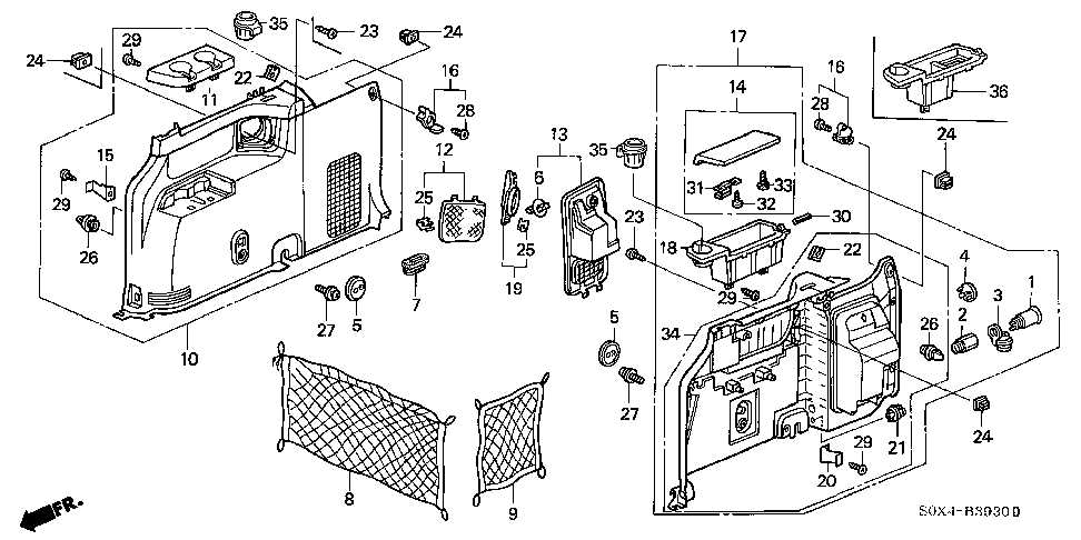 2002 honda odyssey parts diagram