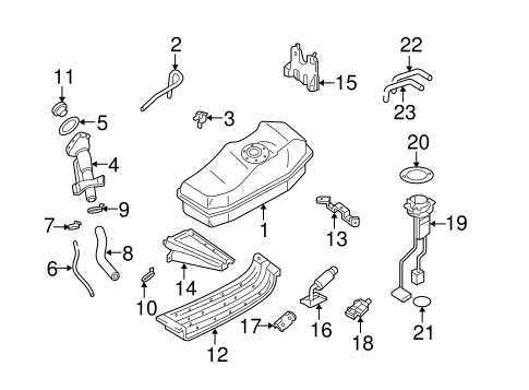 2002 nissan xterra parts diagram