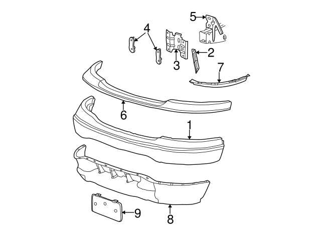 2003 ford f150 body parts diagram