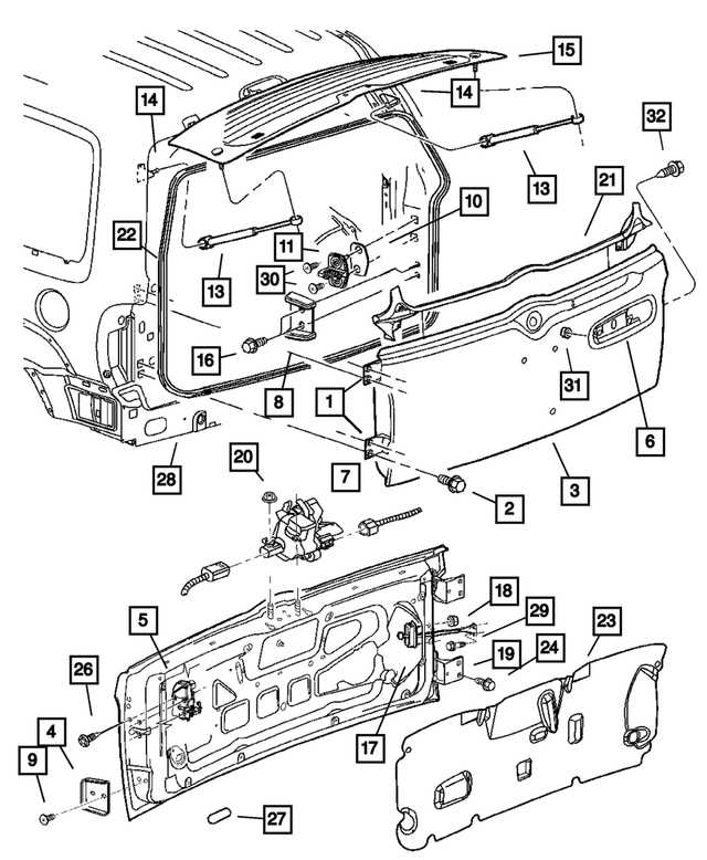 2003 jeep liberty parts diagram