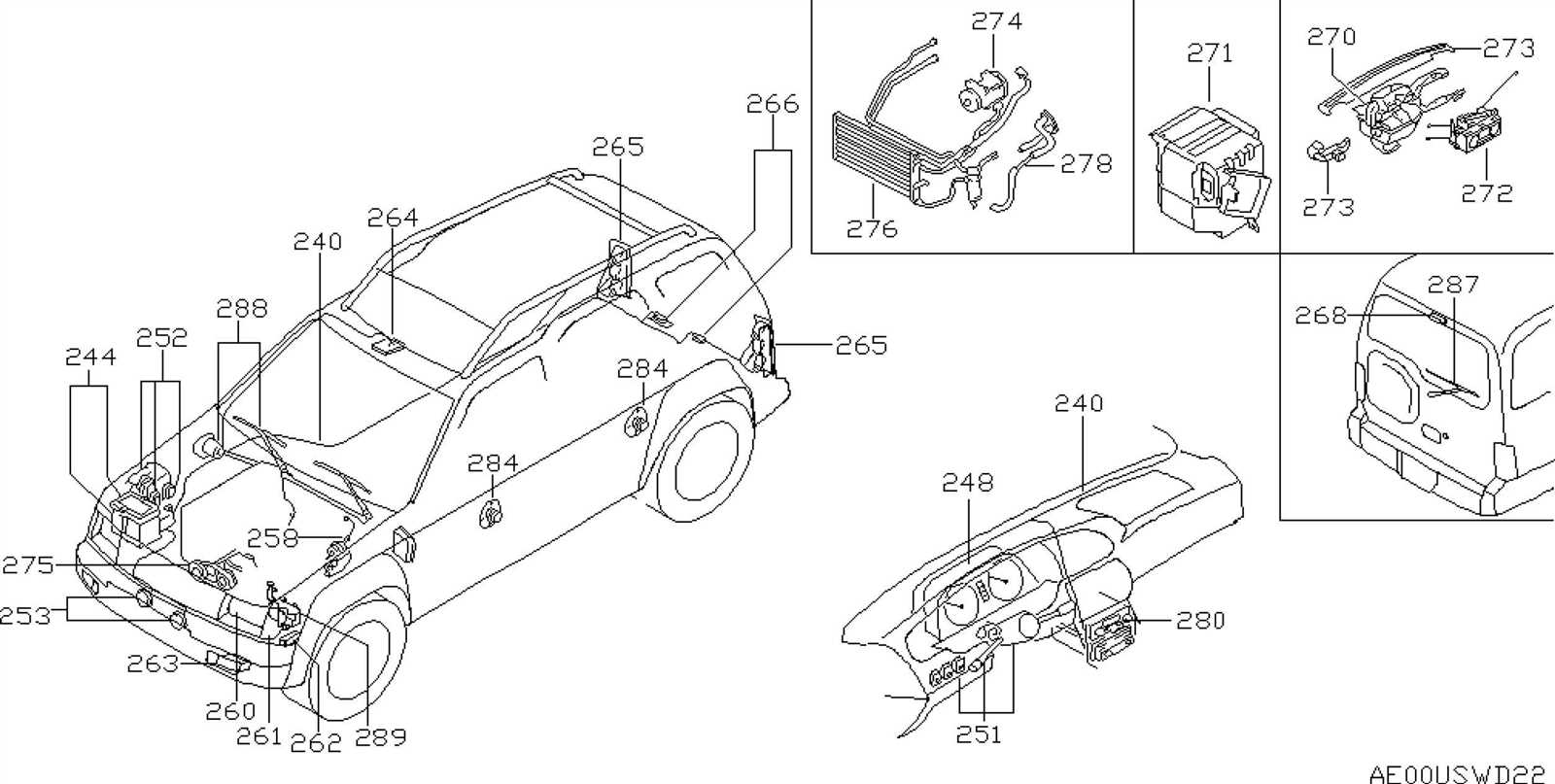 2003 nissan xterra parts diagram