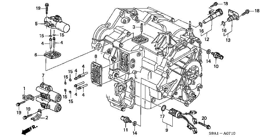 2003 honda crv parts diagram