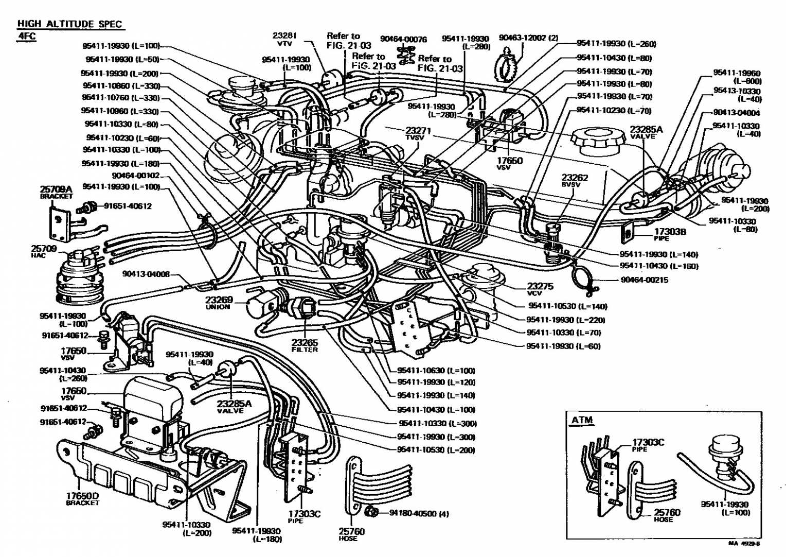 2003 tacoma parts diagram