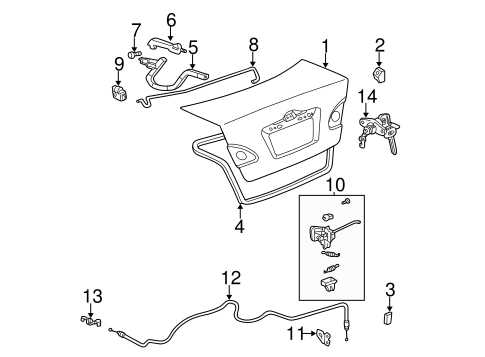 2004 toyota corolla parts diagram