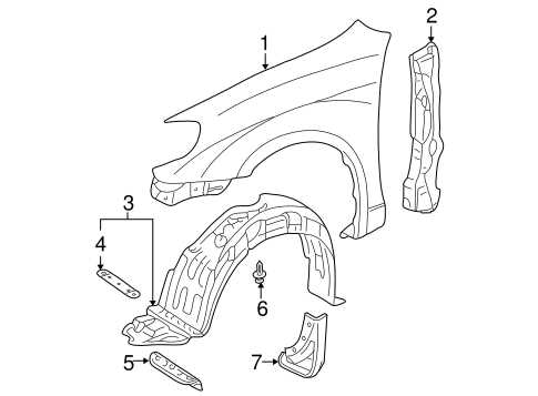 2004 toyota corolla parts diagram