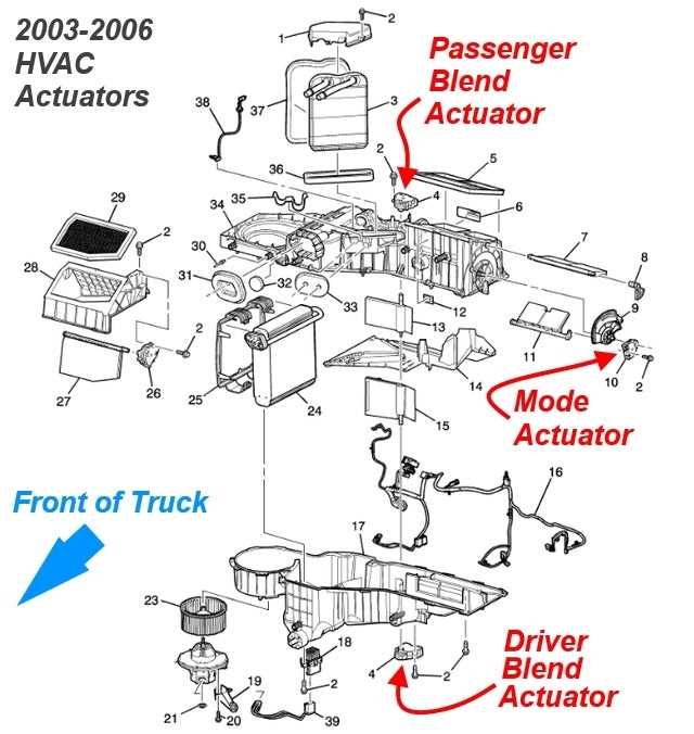 2004 chevy silverado parts diagram