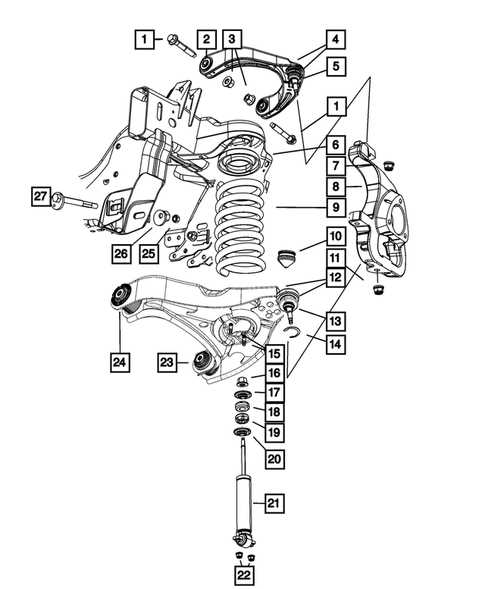 2004 dodge ram 2500 front end parts diagram