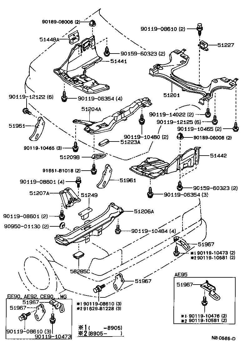 2004 toyota corolla body parts diagram