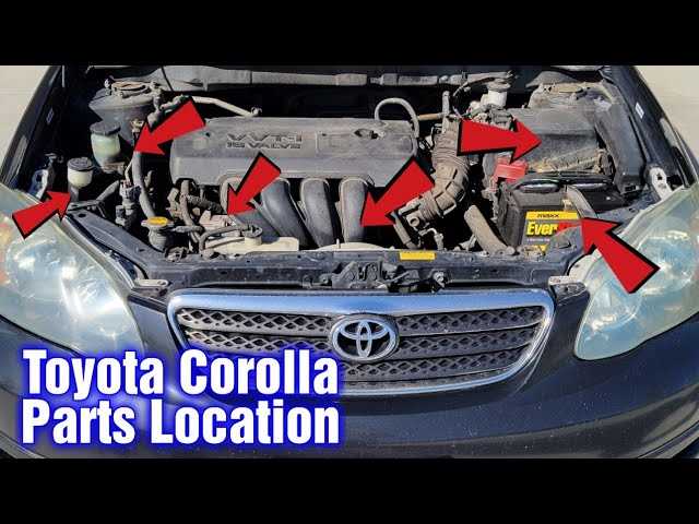 2004 toyota corolla parts diagram