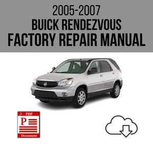 2005 buick rendezvous parts diagram