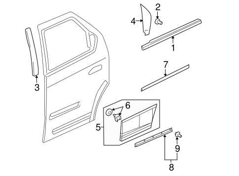 2005 buick rendezvous parts diagram