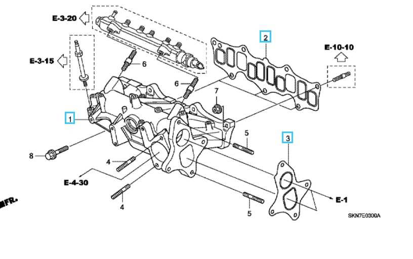 2005 honda crv engine parts diagram